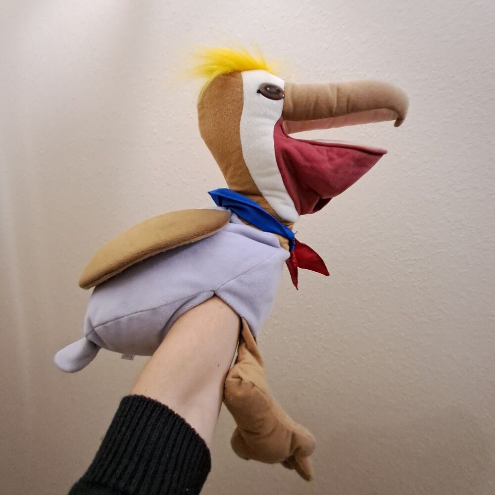 Pelican Bird Puppet Plush Abingdon Press large school theatre show VBS vintage